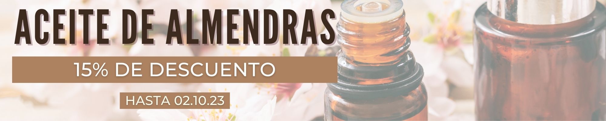 15% en aceite de almendras